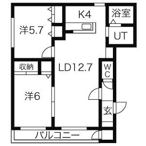 北海道札幌市白石区本通１０丁目南 南郷１３丁目駅 2LDK マンション 賃貸物件詳細