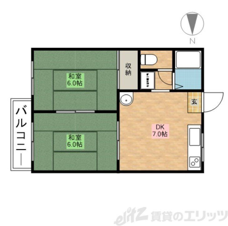 大阪府高槻市富田町６ 富田駅 2DK マンション 賃貸物件詳細