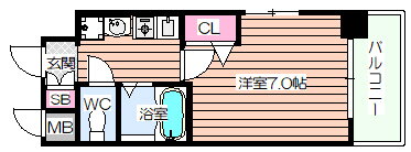 大阪府大阪市北区大淀南１ 大阪駅 1K マンション 賃貸物件詳細
