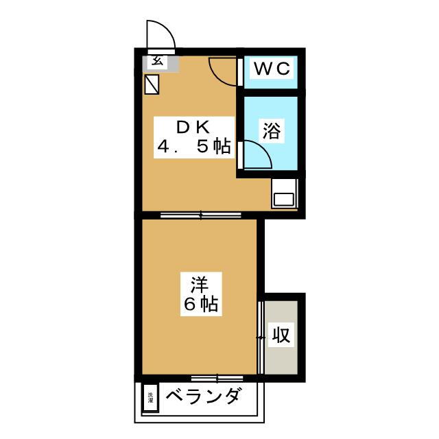 神奈川県川崎市中原区苅宿 元住吉駅 1DK アパート 賃貸物件詳細