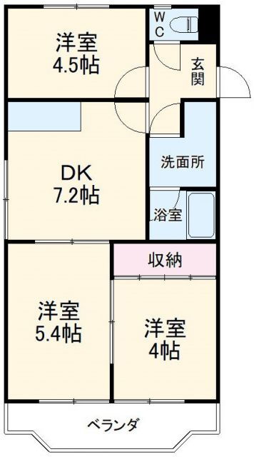 メゾン下山 3階 3DK 賃貸物件詳細