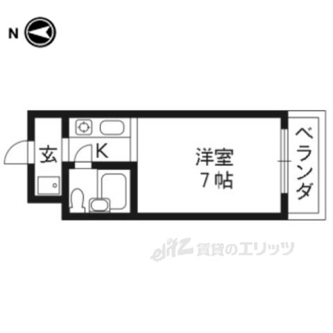 京都府京都市右京区山ノ内宮前町 西大路御池駅 1K マンション 賃貸物件詳細