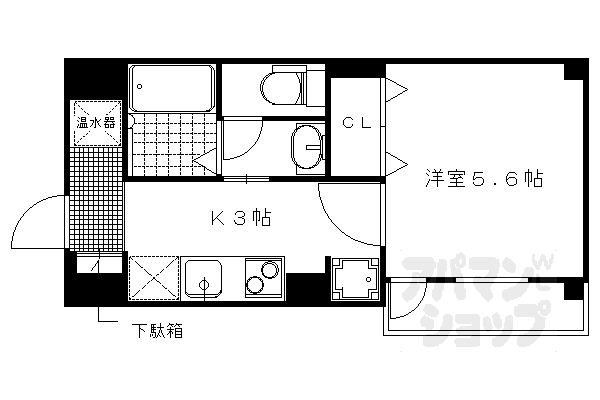 京都府京都市左京区下鴨芝本町 北大路駅 1K マンション 賃貸物件詳細