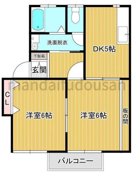 宮崎県北諸県郡三股町大字樺山 2DK アパート 賃貸物件詳細