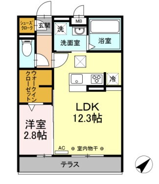 三重県四日市市伊倉１ 中川原駅 1LDK アパート 賃貸物件詳細