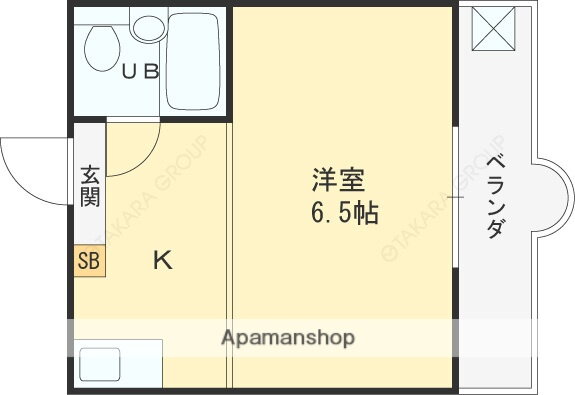 大阪府東大阪市豊浦町 枚岡駅 ワンルーム マンション 賃貸物件詳細