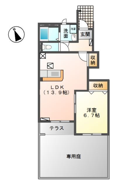 千葉県我孫子市中里 湖北駅 1LDK アパート 賃貸物件詳細