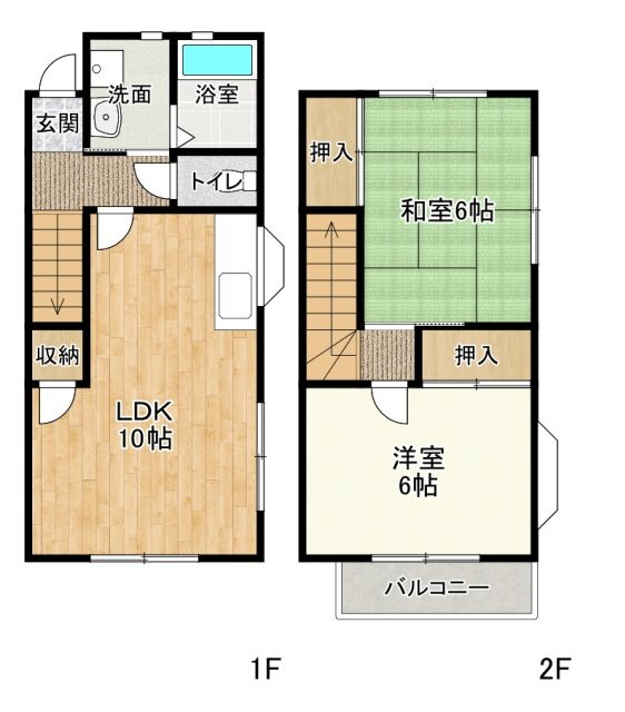 静岡県浜松市中央区蜆塚４ 第一通り駅 2LDK 一戸建て 賃貸物件詳細