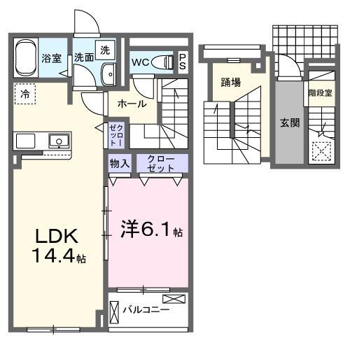 埼玉県深谷市東方 籠原駅 1LDK アパート 賃貸物件詳細