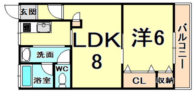 ふじマンション 2階 1LDK 賃貸物件詳細