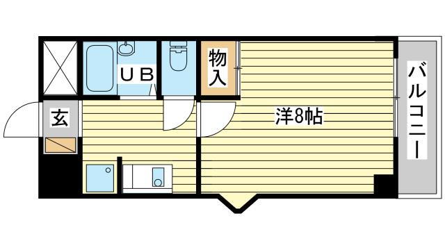 兵庫県姫路市本町 山陽姫路駅 1K マンション 賃貸物件詳細