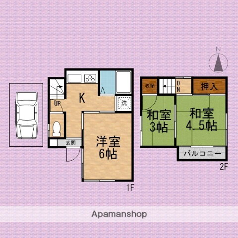 埼玉県川越市大字寺尾 新河岸駅 3K 一戸建て 賃貸物件詳細
