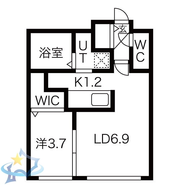 北海道札幌市西区発寒三条６ 発寒南駅 1LDK マンション 賃貸物件詳細