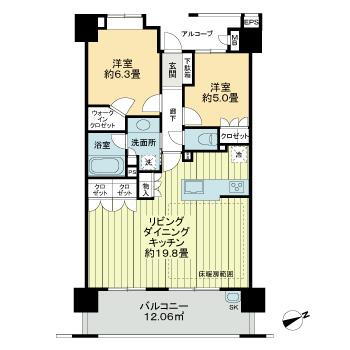 千葉県習志野市谷津１ 津田沼駅 2LDK マンション 賃貸物件詳細