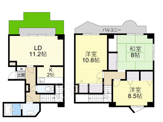 大阪府箕面市桜井３ 桜井駅 3LDK マンション 賃貸物件詳細
