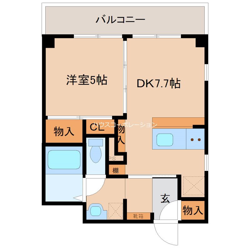 兵庫県尼崎市塚口町１ 塚口駅 1DK マンション 賃貸物件詳細