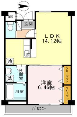 広島県福山市南本庄２ 備後本庄駅 1LDK マンション 賃貸物件詳細