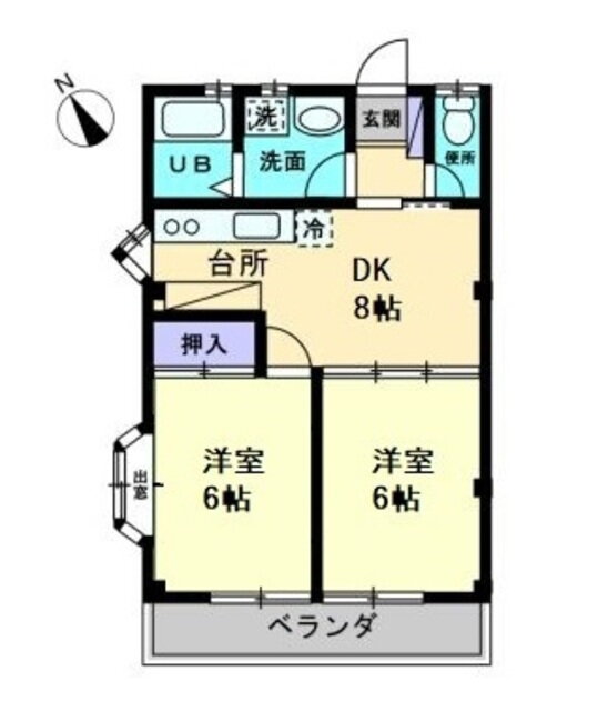 岡山県倉敷市茶屋町 茶屋町駅 2DK アパート 賃貸物件詳細