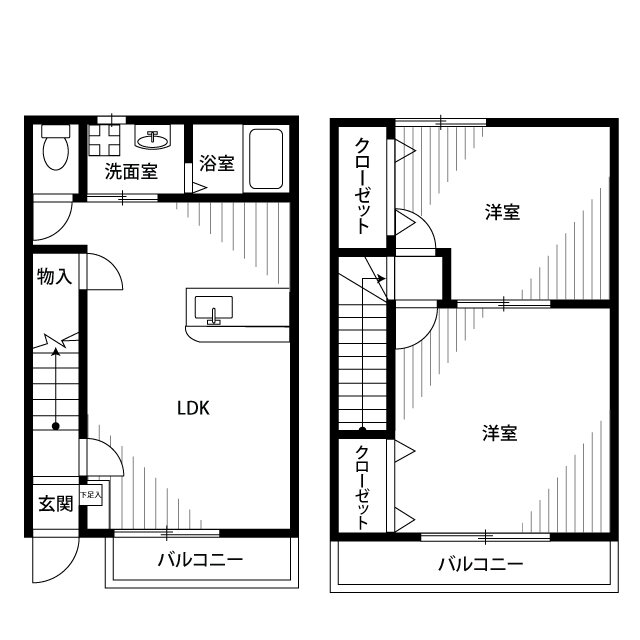 東京都八王子市川口町 八王子駅 2LDK アパート 賃貸物件詳細