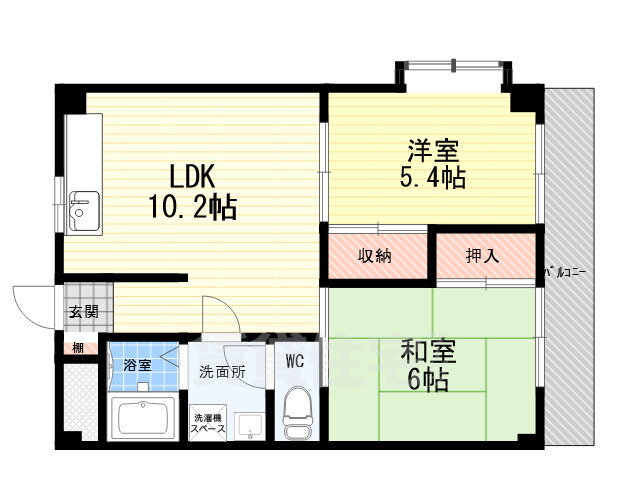 兵庫県尼崎市常吉２ 武庫之荘駅 2LDK マンション 賃貸物件詳細