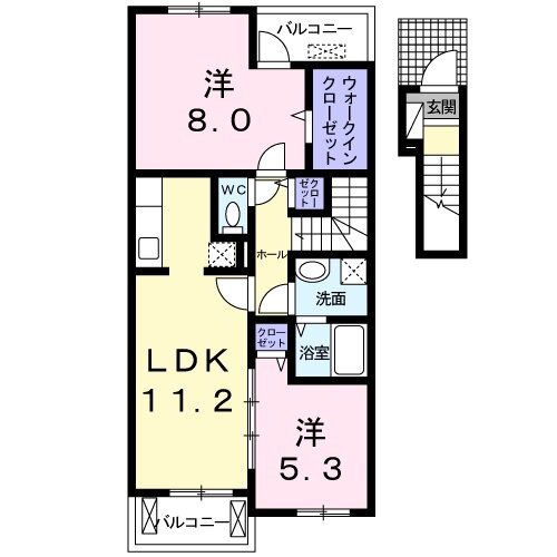 静岡県磐田市福田 御厨駅 2LDK アパート 賃貸物件詳細