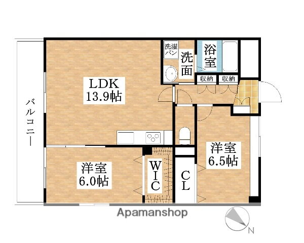 愛知県清須市大嶋１ 清洲駅 2LDK マンション 賃貸物件詳細