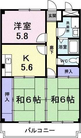 兵庫県高砂市曽根町 山陽曽根駅 3K マンション 賃貸物件詳細