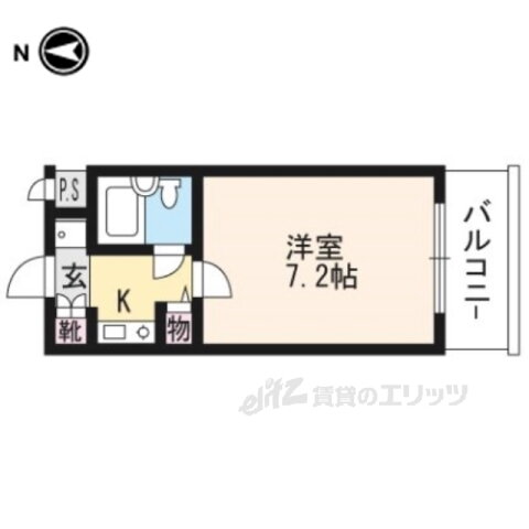 京都府京都市上京区北町 北野白梅町駅 1K マンション 賃貸物件詳細