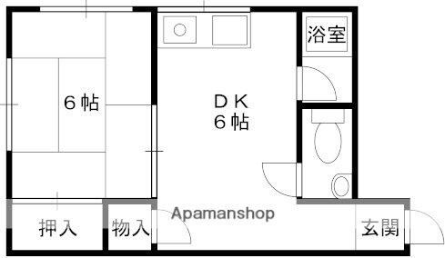 大阪府八尾市末広町３ 久宝寺口駅 1DK アパート 賃貸物件詳細