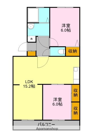 オレンジコーポ 3階 3LDK 賃貸物件詳細