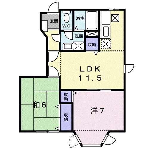 神奈川県足柄上郡松田町松田惣領 新松田駅 2LDK アパート 賃貸物件詳細