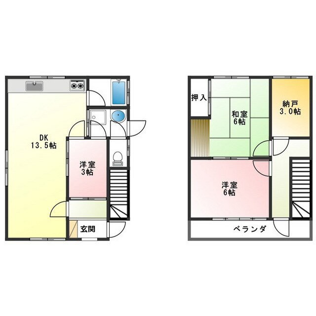 岐阜県岐阜市岩田坂３ 3LDK 一戸建て 賃貸物件詳細