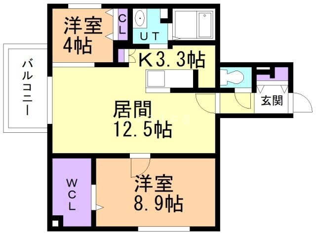 北海道札幌市中央区北六条西１２ 桑園駅 2LDK マンション 賃貸物件詳細