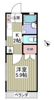 千葉県千葉市花見川区幕張町１ 幕張本郷駅 1K アパート 賃貸物件詳細