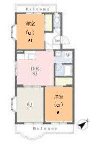 千葉県千葉市花見川区幕張本郷２ 幕張本郷駅 3DK マンション 賃貸物件詳細