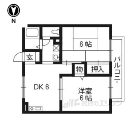 京都府京都市南区久世殿城町 向日町駅 2DK アパート 賃貸物件詳細