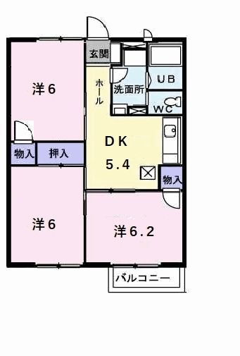 兵庫県加古川市平岡町二俣 東加古川駅 3DK アパート 賃貸物件詳細