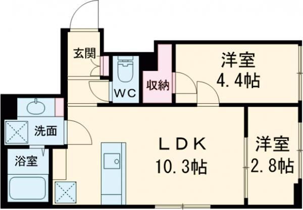 東京都豊島区南長崎５ 東長崎駅 2LDK マンション 賃貸物件詳細