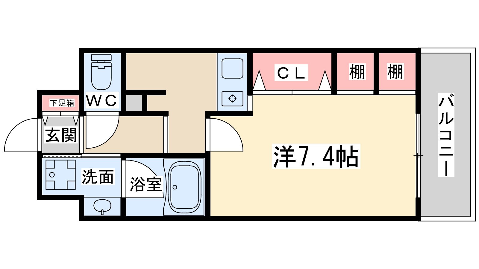 大阪府大阪市北区中崎西１ 中崎町駅 1K マンション 賃貸物件詳細