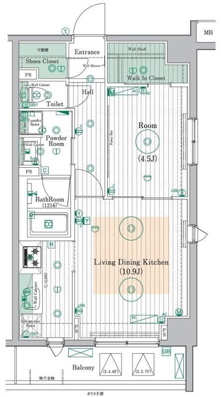 東京都杉並区高円寺北３ 高円寺駅 1LDK マンション 賃貸物件詳細