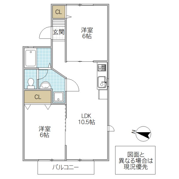 茨城県ひたちなか市大字中根 金上駅 2LDK アパート 賃貸物件詳細