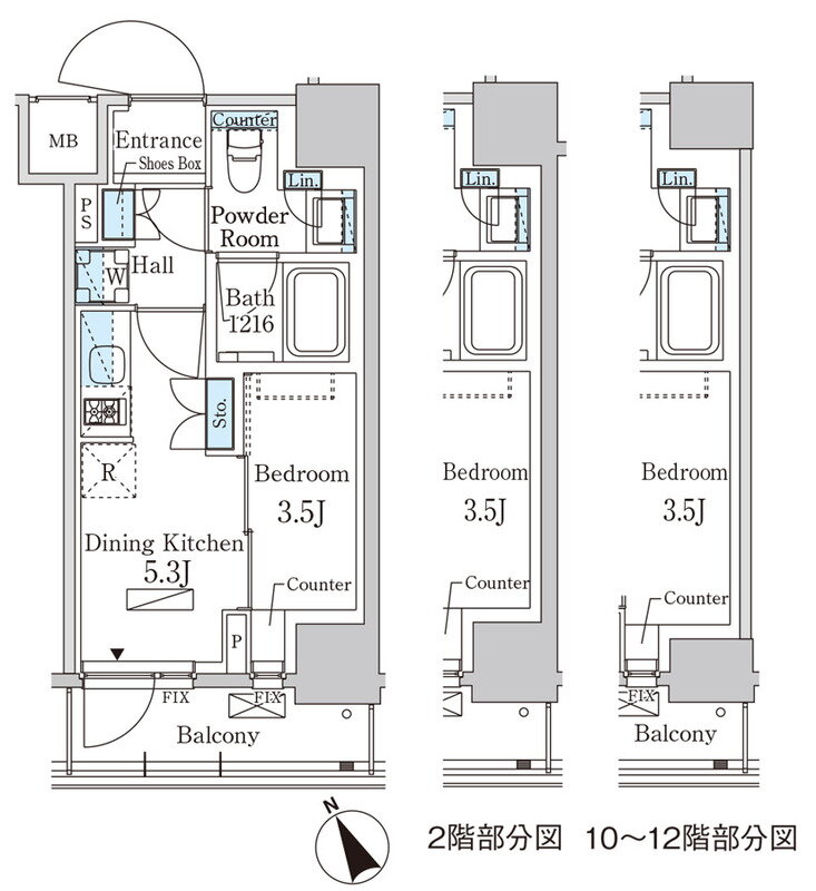 東京都中央区日本橋茅場町２ 茅場町駅 1DK マンション 賃貸物件詳細