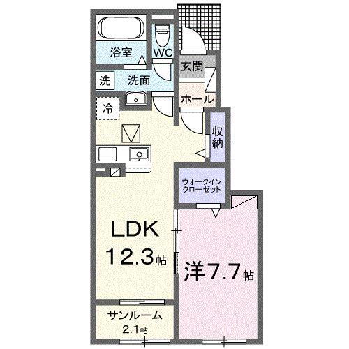 秋田県秋田市下北手松崎字家ノ前 秋田駅 1LDK アパート 賃貸物件詳細
