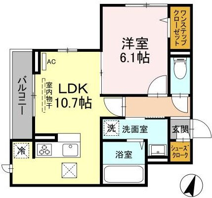 神奈川県川崎市中原区上小田中１ 武蔵新城駅 1LDK アパート 賃貸物件詳細