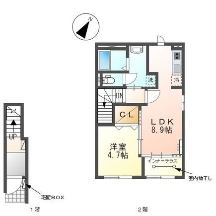 愛知県弥富市五明２ 近鉄弥富駅 1LDK アパート 賃貸物件詳細