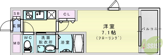 大阪府大阪市東淀川区上新庄３ 上新庄駅 1K マンション 賃貸物件詳細