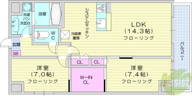 宮城県仙台市宮城野区小田原山本丁 宮城野通駅 1SLDK マンション 賃貸物件詳細