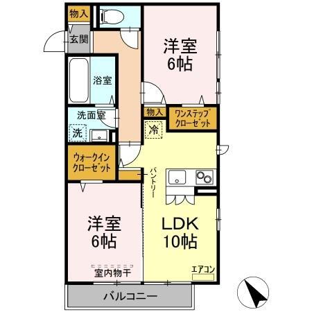 千葉県船橋市高根台７ 高根公団駅 2LDK アパート 賃貸物件詳細