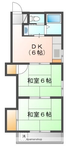 福岡県福岡市東区松崎２ 西鉄千早駅 2DK アパート 賃貸物件詳細