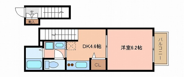 兵庫県明石市大久保町八木 中八木駅 1DK アパート 賃貸物件詳細